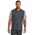 Red Kap Short Sleeve Ripstop Crew Shirt